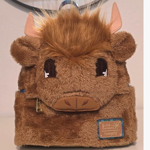 Loungefly Busch Gardens Highland Cow Backpack | NWT main image 5
